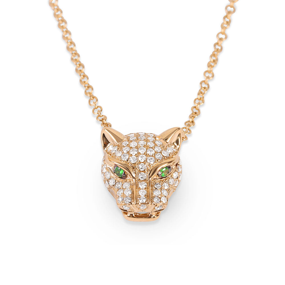 Supreme Panther Gold Necklace 14K 18SS/14K Panther Gold Pendant