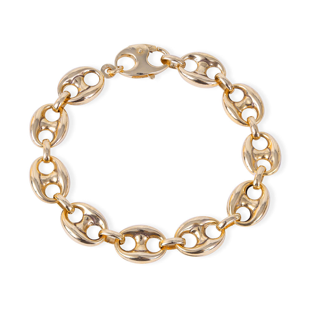 Gold mariner link chain deals