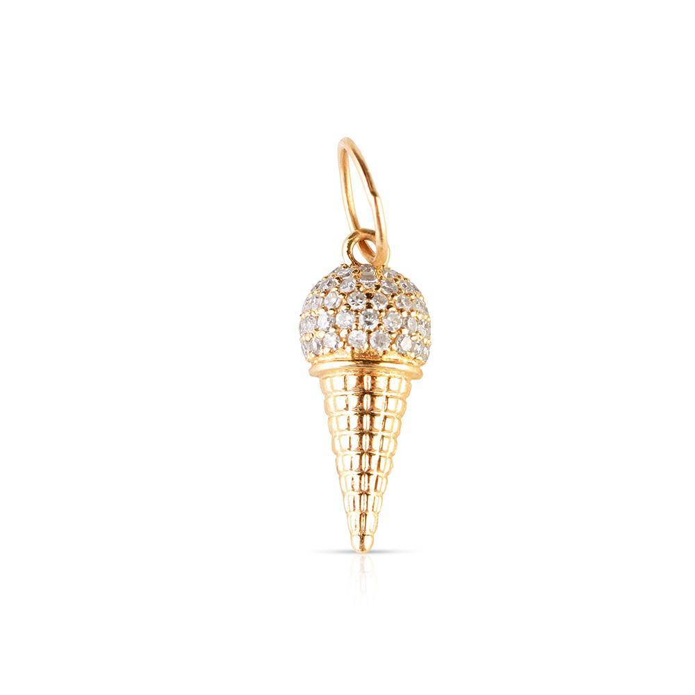 SALT. Fine Jewelry | MINI SAPPHIRE ICE CREAM CONE CHARM – SALT