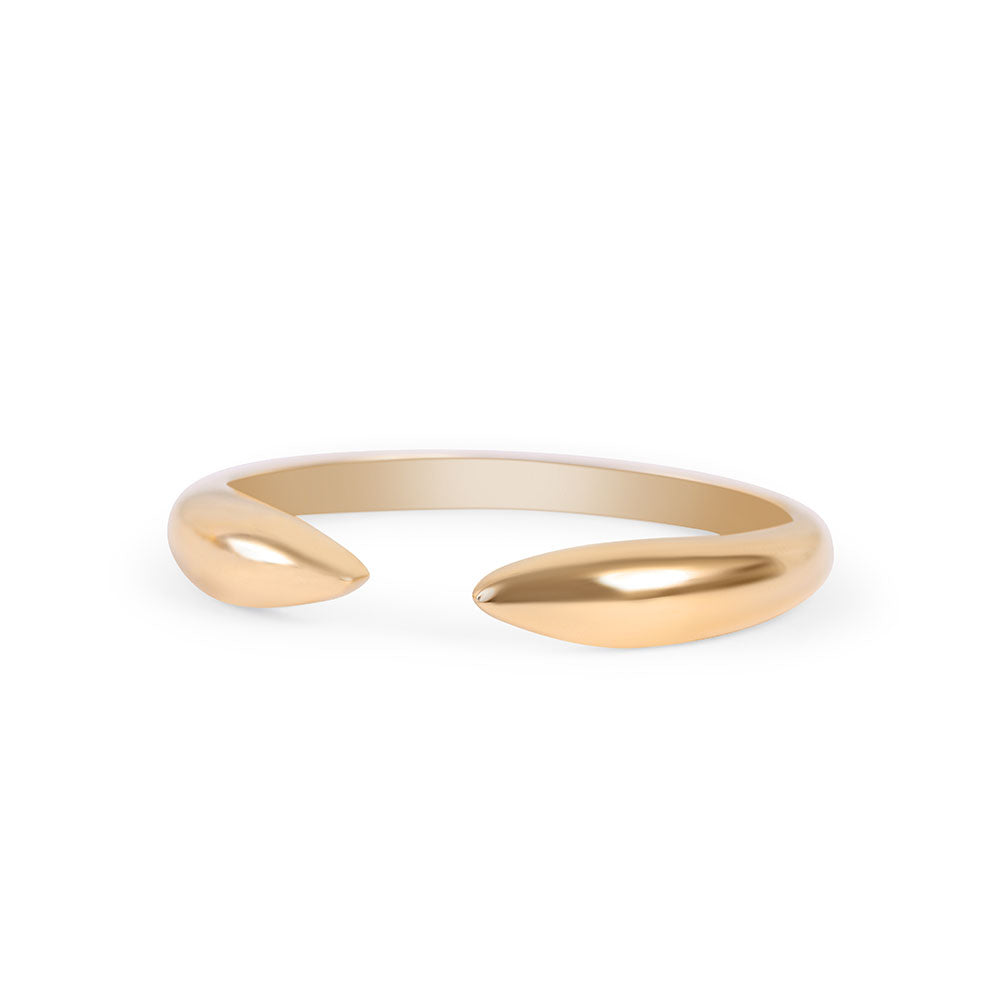 MEDIUM 14K GOLD CLAW RING