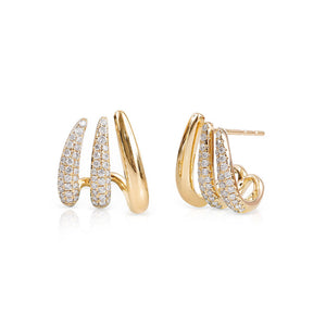 DIAMOND CHAIN EARRINGS