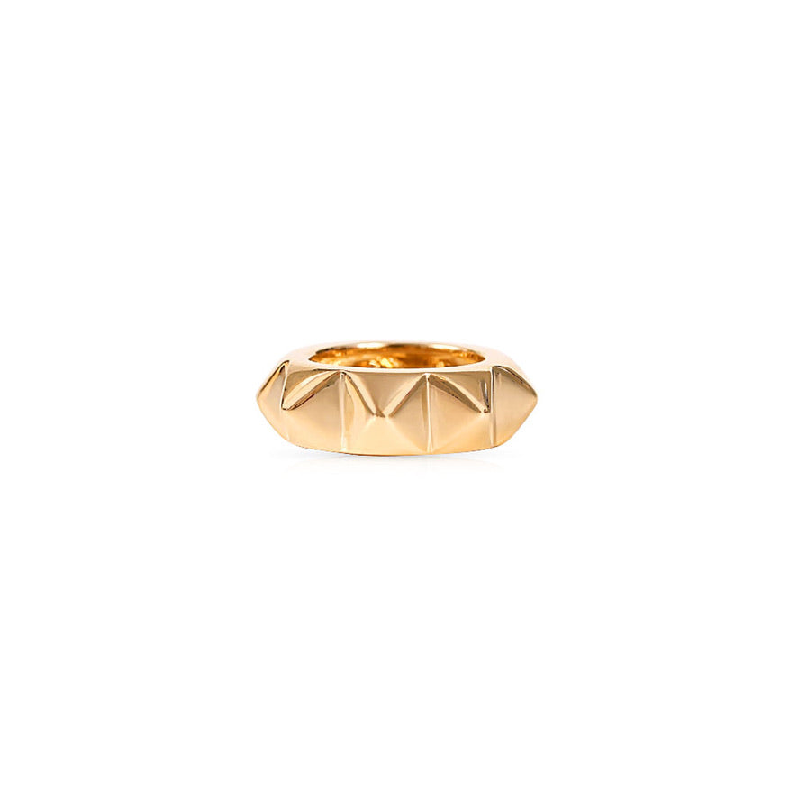 14K GOLD STUD RONDELLE