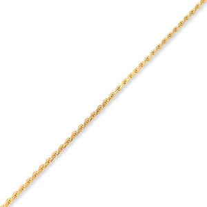 14K SOLID GOLD ROPE CHAIN