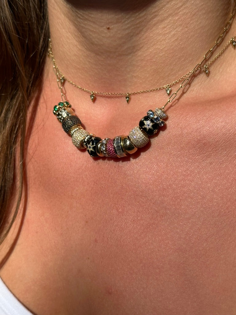 14K GOLD ETERNITY RUBY RONDELLE