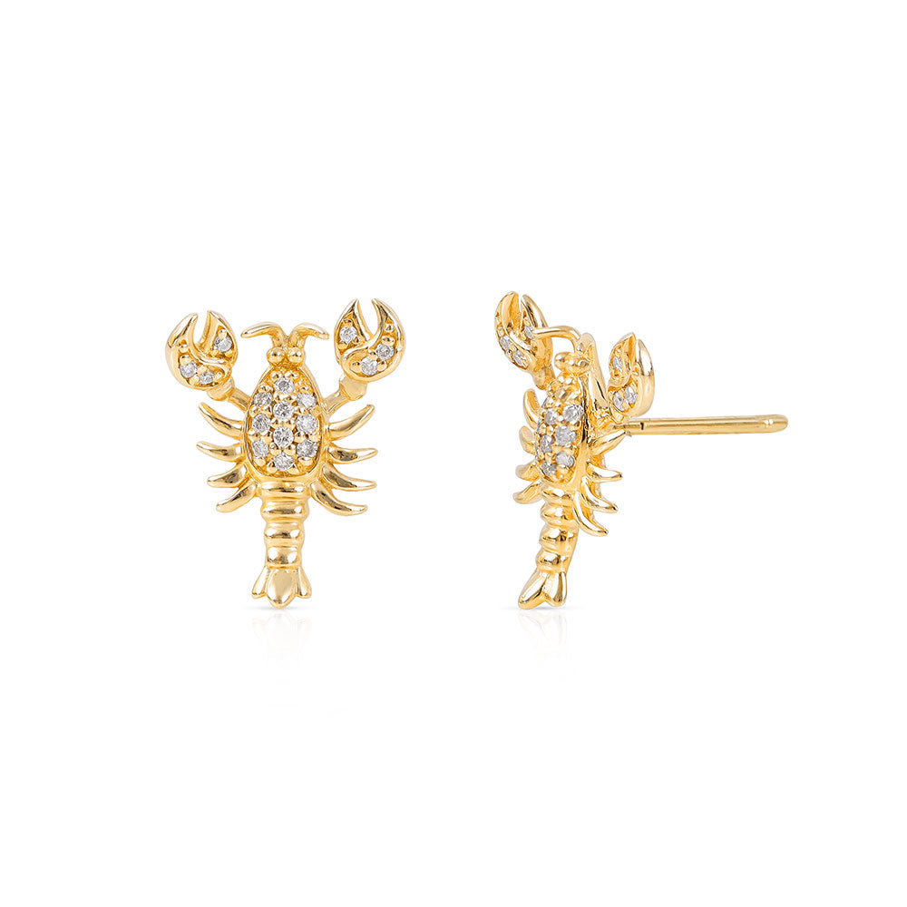 DIAMOND LOBSTER STUDS