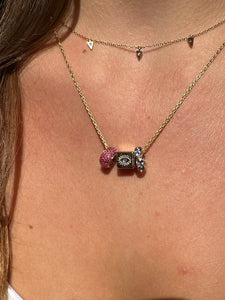 14K GOLD ETERNITY RUBY RONDELLE