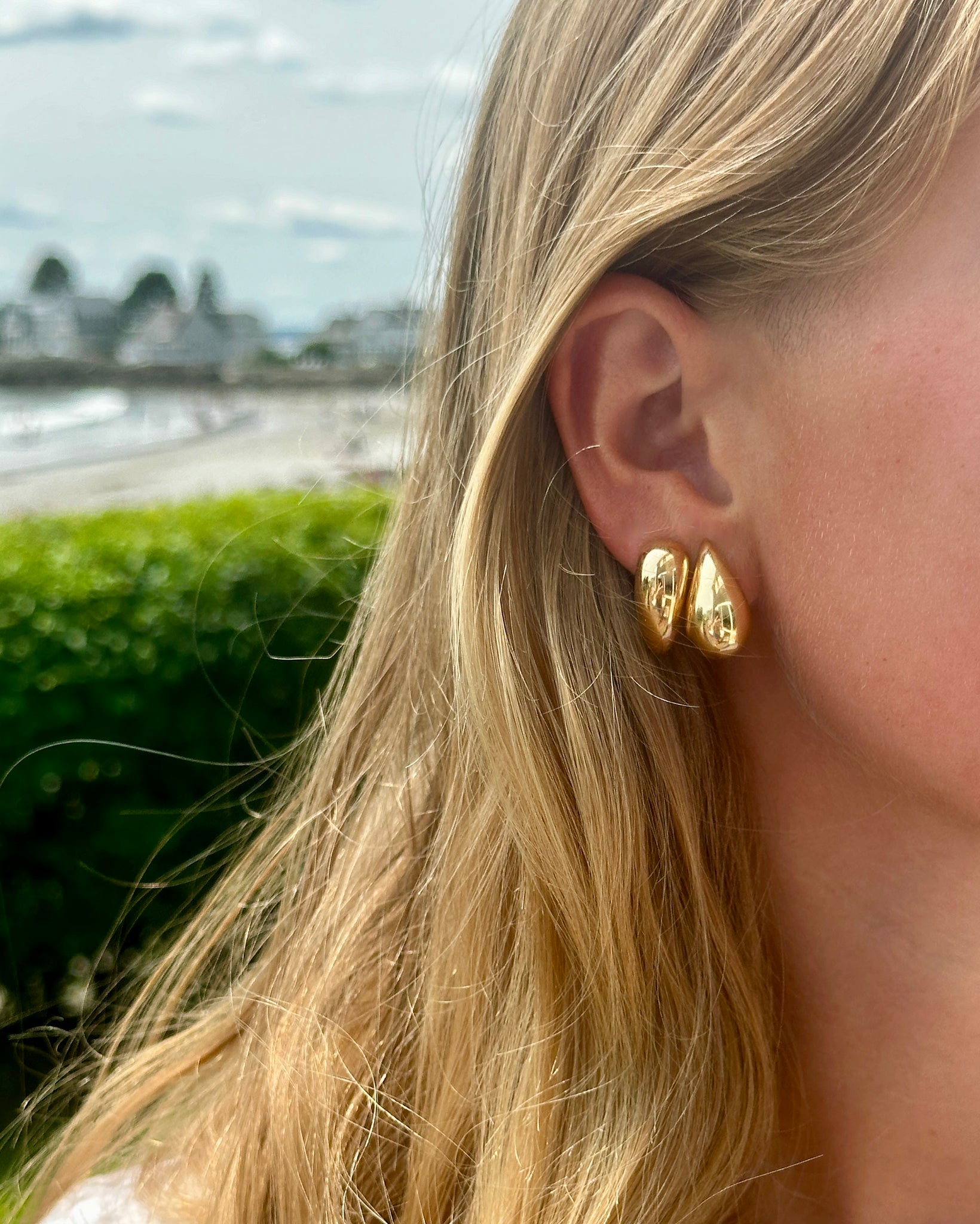 SALT. Fine Jewelry 14K GOLD GOLD SCULPTURAL EARRINGS SALT. Fine Jewelry CA