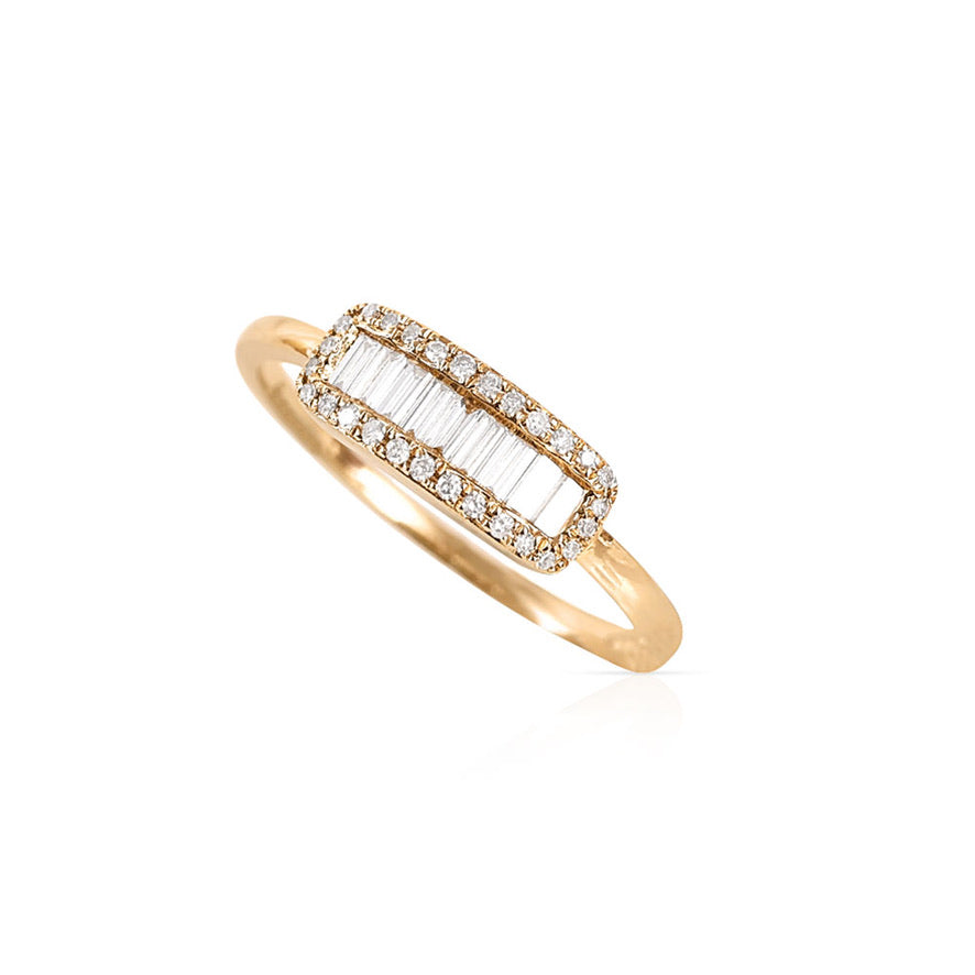 ABBY BAGUETTE DIAMOND RING