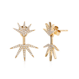 DIAMOND JACKET EARRINGS