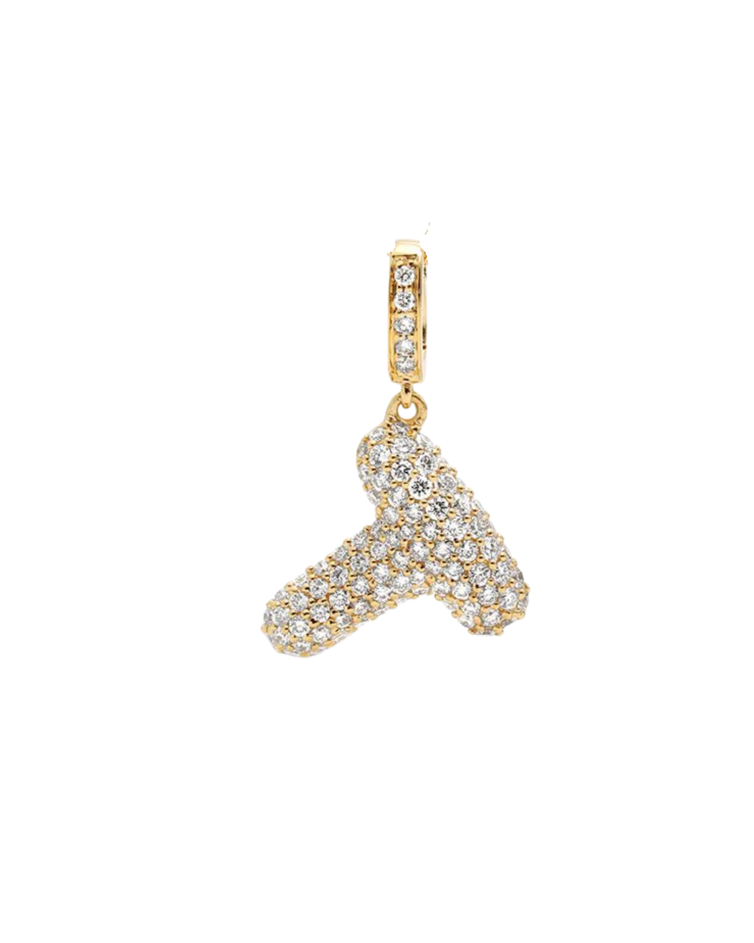 DIAMOND BUBBLE LETTER T