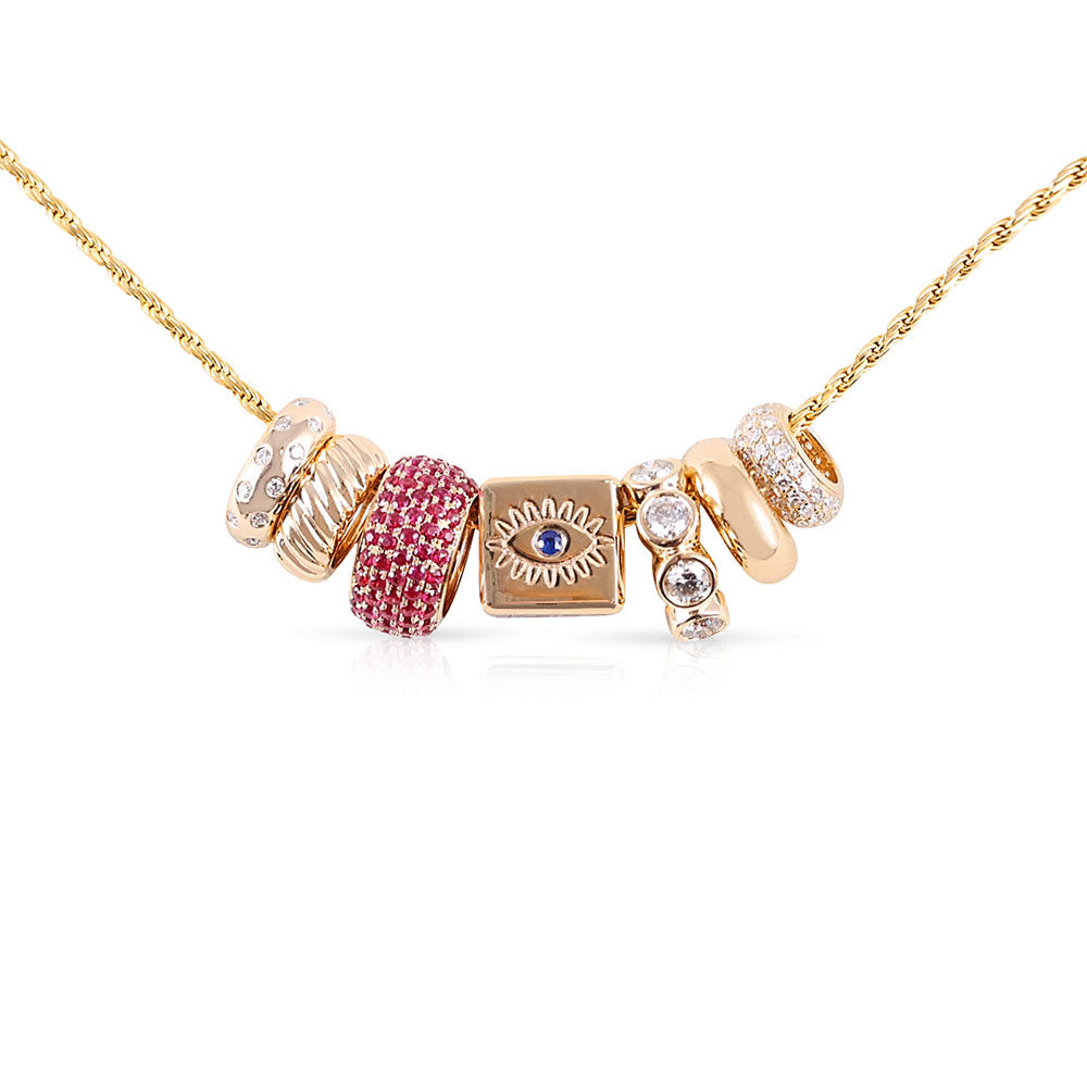 24 DIAMOND RONDELLE IN 14K GOLD