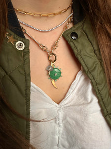 Diamond Emerald and Malachite Medallion
Emerald and Malachite Diamond Pendant
Luxury Diamond Emerald and Malachite Charm
Diamond Malachite and Emerald Medallion for Women
Emerald Malachite Medallion with Diamond Accents
Diamond medallion
Emerald pendant
Malachite charm
Fine jewelry
Luxury necklace
Designer pendant
Statement jewelry
Custom medallion
Gemstone pendant