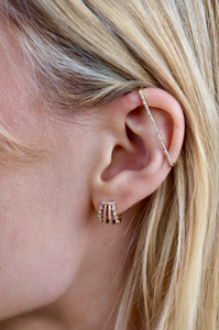 DIAMOND EAR BAR