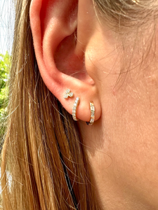 DIAMOND TRIO STUDS