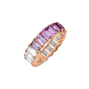 PURPLE OMBRÉ EMERALD CUT AMETHYST ETERNITY BAND
Purple Ombré Amethyst Eternity Band
Emerald Cut Amethyst Ring
Amethyst Eternity Band
Purple Ombré Amethyst Ring
Emerald Cut Eternity Band
