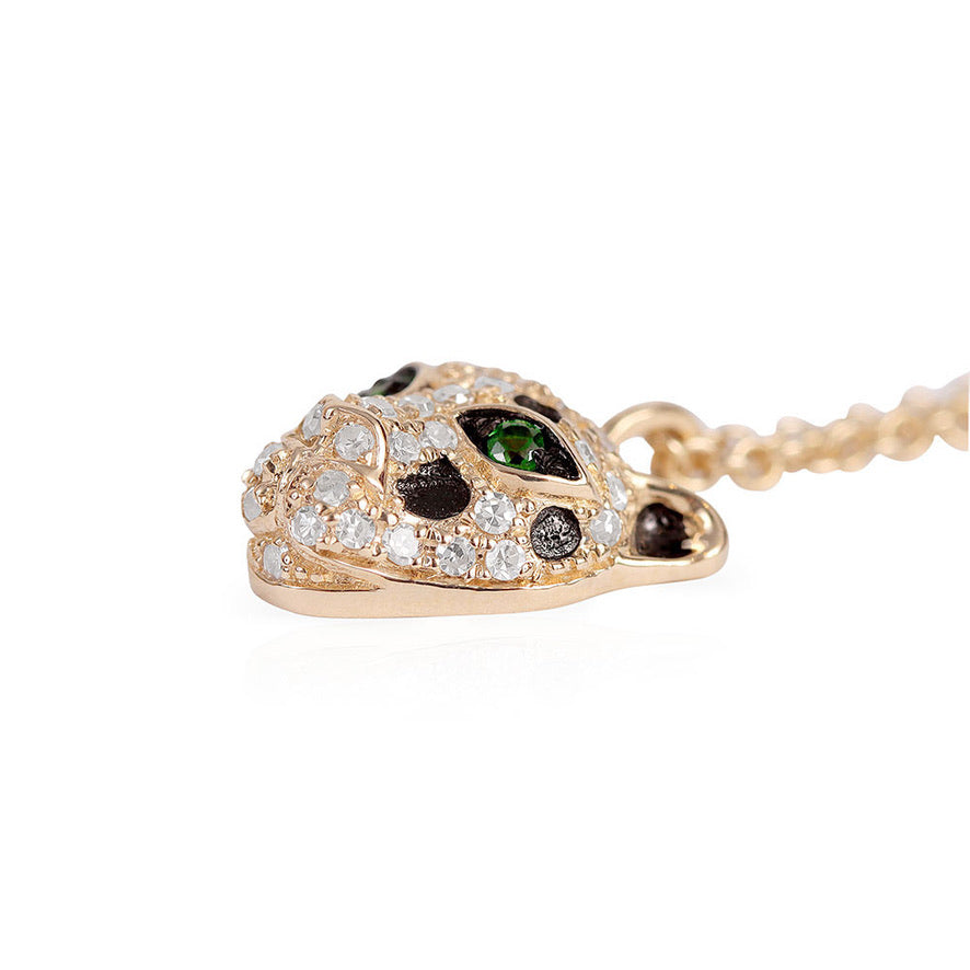 DIAMOND JAGUAR NECKLACE