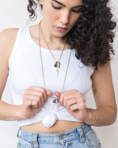 Solid Gold Star Pendant