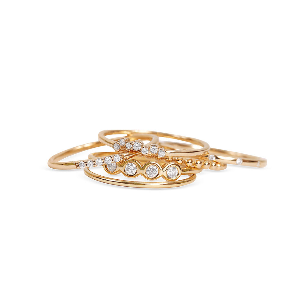 DIAMOND CONSTELLATION STACKING RING