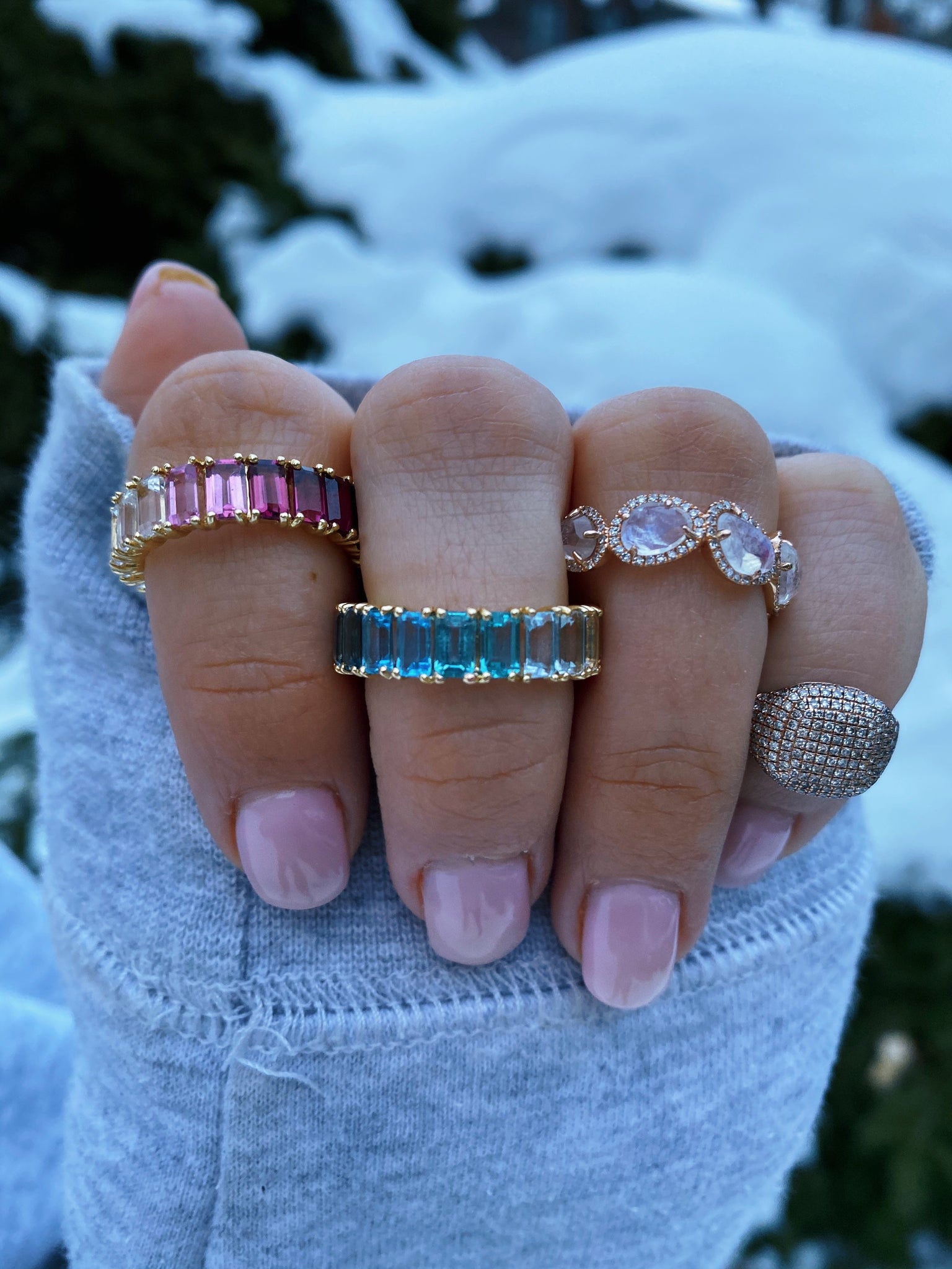 Blue eternity band deals