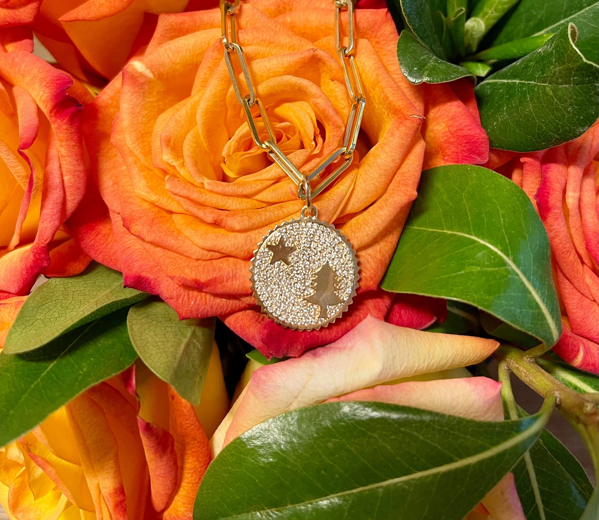 DIAMOND ENCRUSTED MAINE TALISMAN