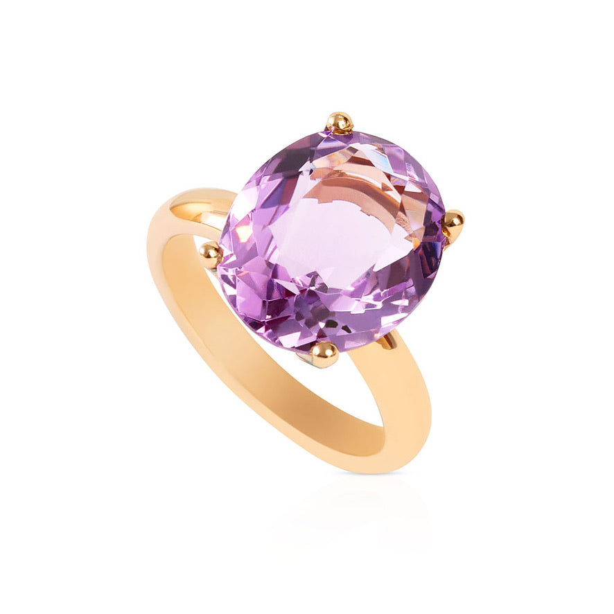 AMETHYST CANDY COCKTAIL RING