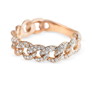 DIAMOND CHAINLINK RING