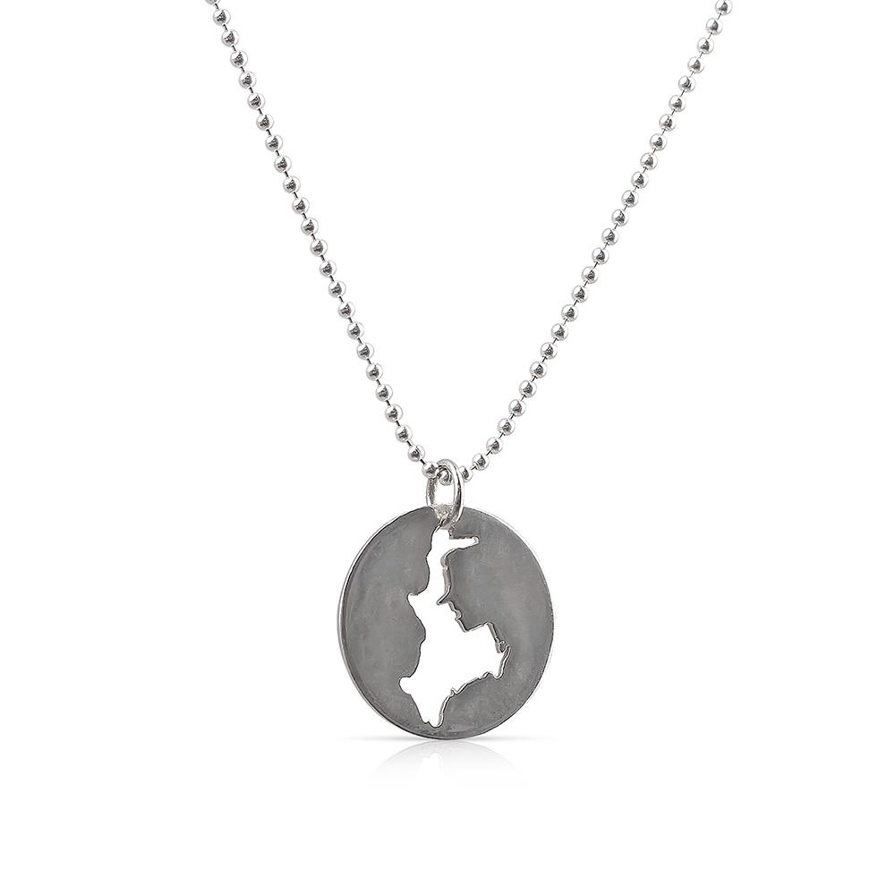 STERLING SILVER LAKE ROSSEAU CHARM