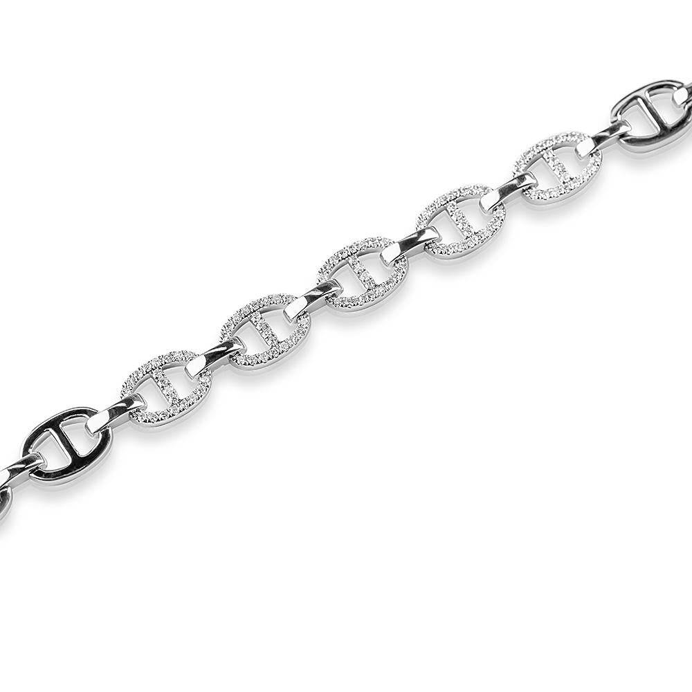 EQUESTRIAN DIAMOND LINK BRACELET
