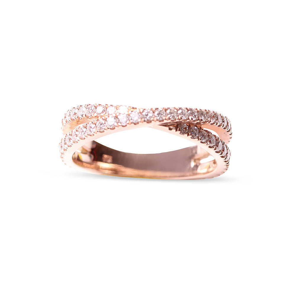 CRISS CROSS DIAMOND BAND