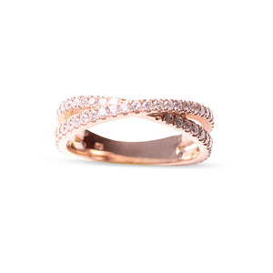 CRISS CROSS DIAMOND BAND