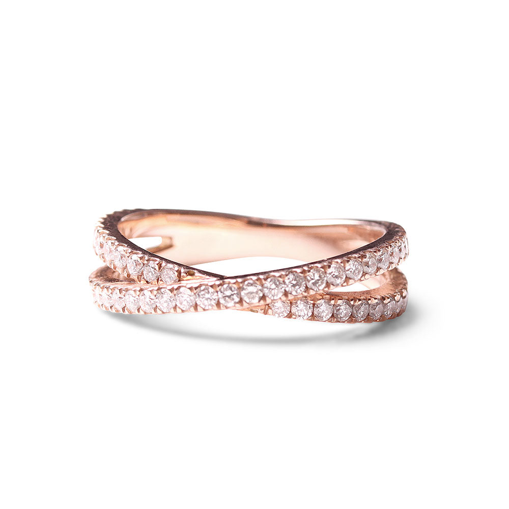 CRISS CROSS DIAMOND BAND