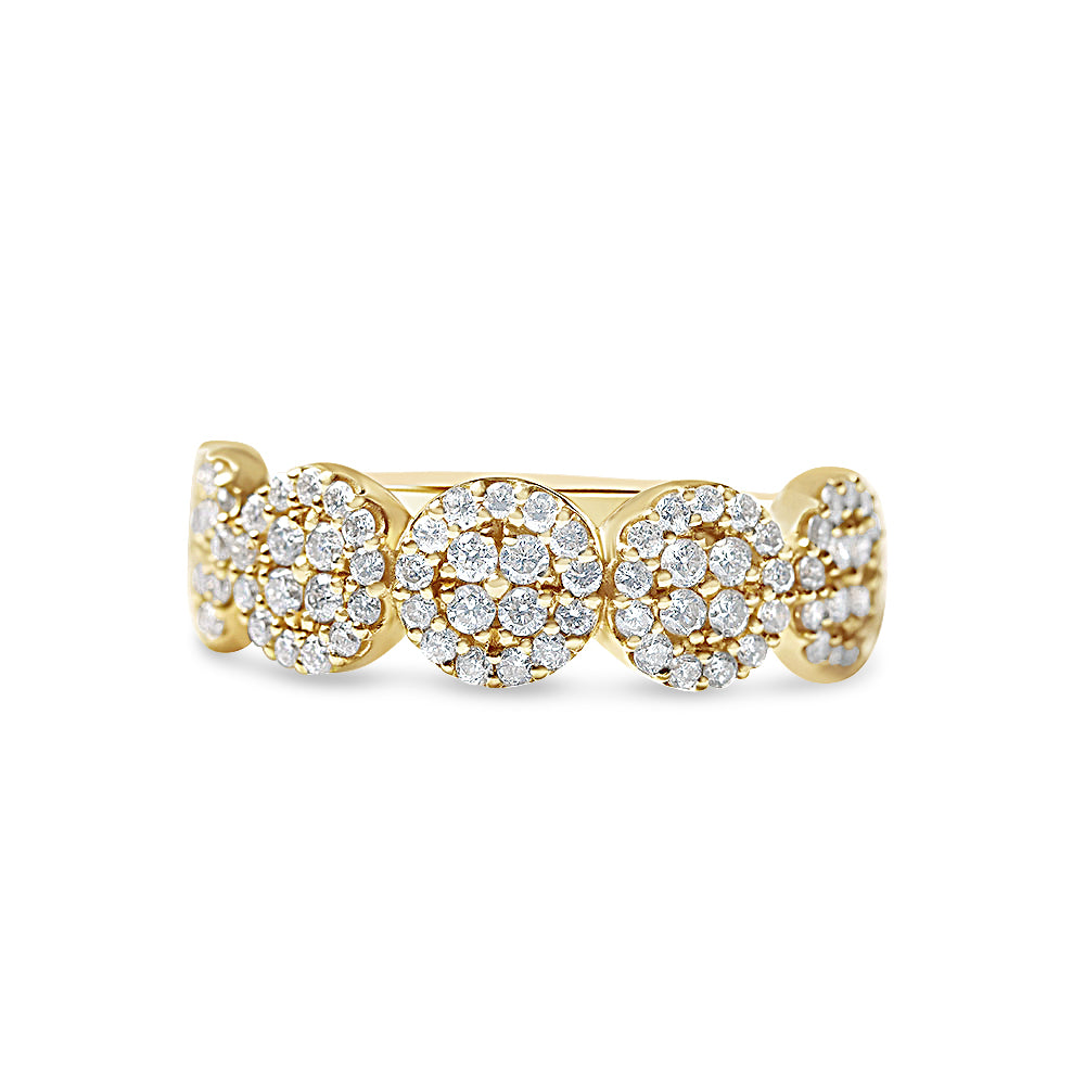 14K GOLD CROSBY DIAMOND RING