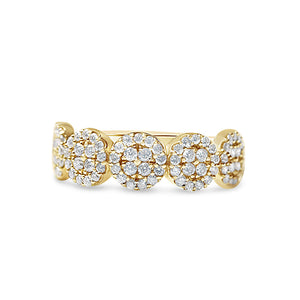 14K GOLD CROSBY DIAMOND RING