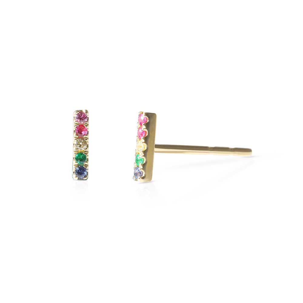 Rainbow Bar Earrings