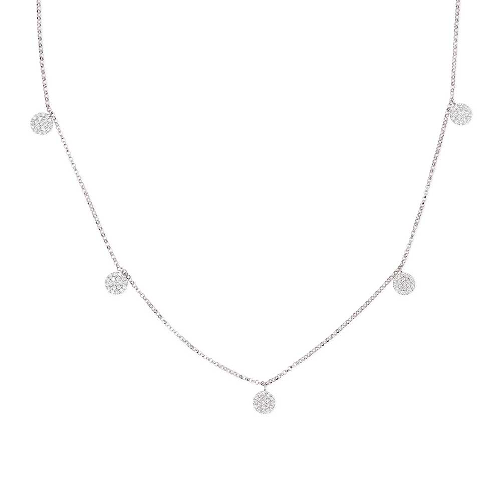 14K GOLD AND DIAMOND CHOKER
