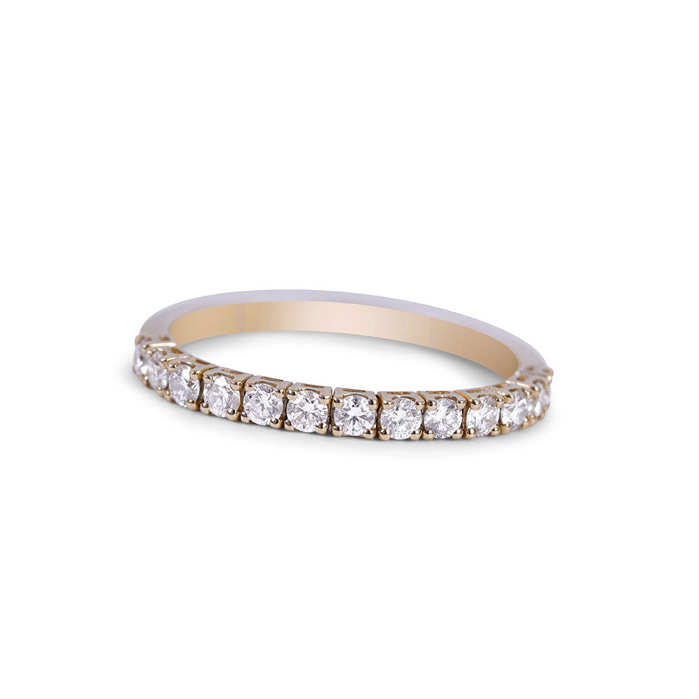 14K GOLD DIAMOND MOVEABLE RING