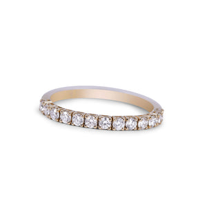 14K GOLD DIAMOND MOVEABLE RING