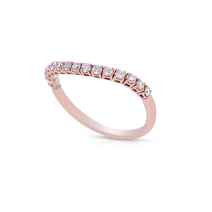 14K ROSE GOLD MOVEABLE DIAMOND RING