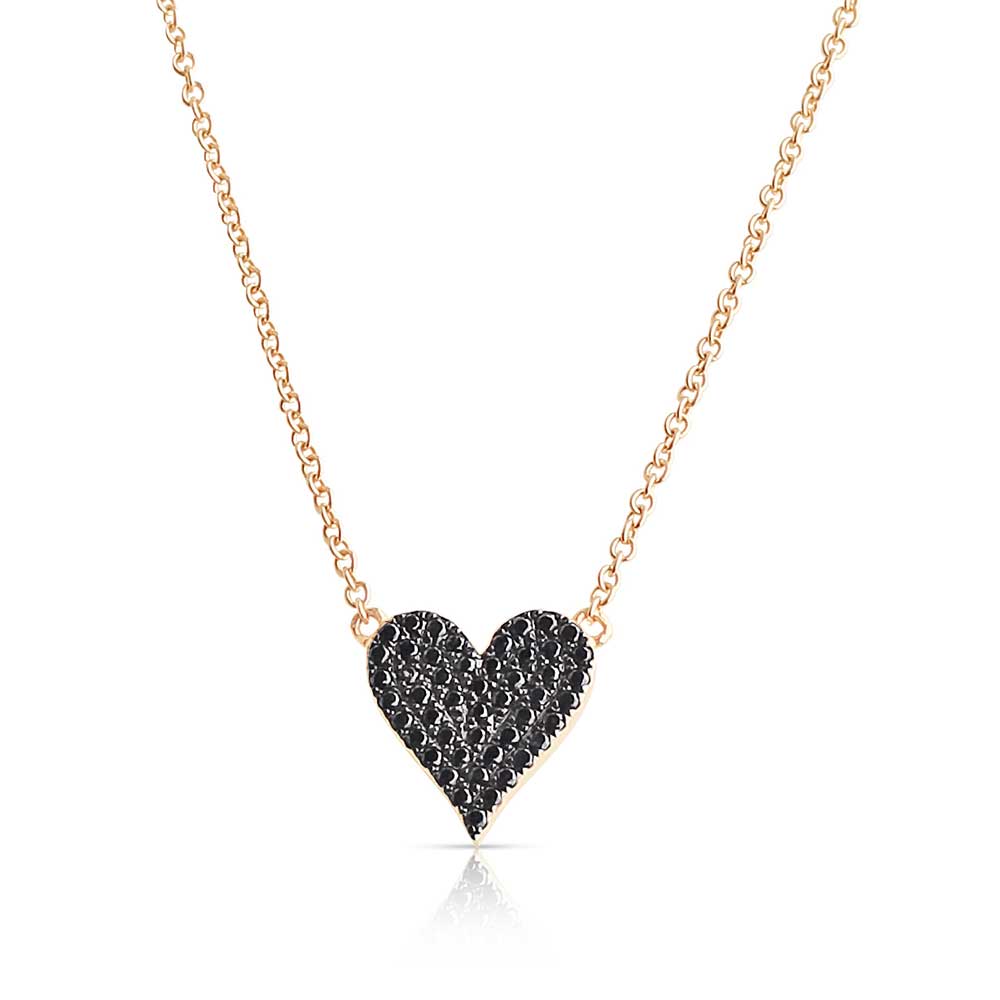 REVERSIBLE WHITE AND BLACK DIAMOND NECKLACE