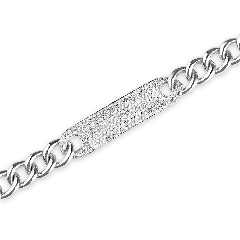 DIAMOND ID 14K GOLD CHAIN LINK BRACELET
DIAMOND ID CHAIN LINK BRACELET
Chain Link Diamond ID Bracelet
Diamond ID Bracelet
Chain Link Bracelet with Diamond
Luxury Diamond ID Bracelet
14K Gold Chain Link Diamond ID Bracelet
Diamond bracelet
ID bracelet
Chain link bracelet
Luxury bracelet
Personalized bracelet
Link bracelet
Fine jewelry bracelet
Custom bracelet
Elegant bracelet
Men's/women's diamond bracelet