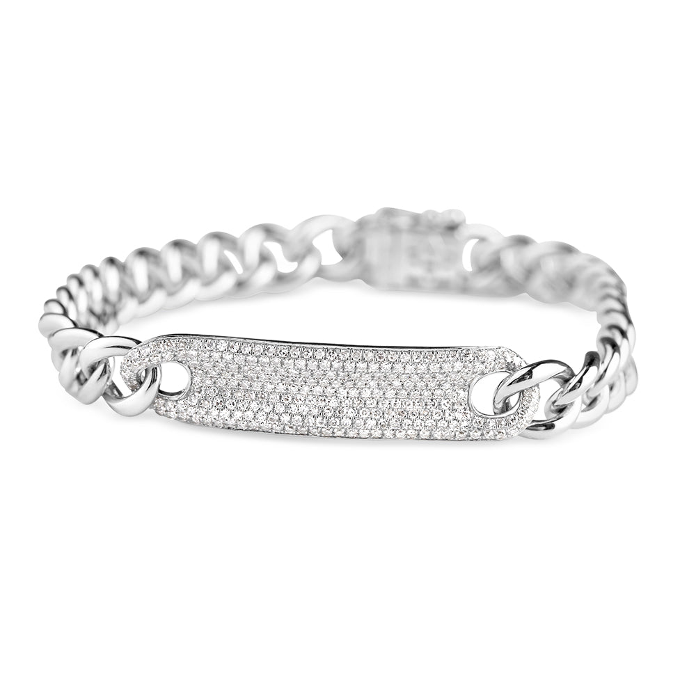 DIAMOND ID WHITE GOLD CHAIN LINK BRACELET
DIAMOND ID CHAIN LINK BRACELET
Chain Link Diamond ID Bracelet
Diamond ID Bracelet
Chain Link Bracelet with Diamond
Luxury Diamond ID Bracelet
14K Gold Chain Link Diamond ID Bracelet
Diamond bracelet
ID bracelet
Chain link bracelet
Luxury bracelet
Personalized bracelet
Link bracelet
Fine jewelry bracelet
Custom bracelet
Elegant bracelet
Men's/women's diamond bracelet