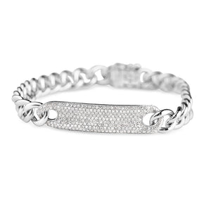 DIAMOND ID WHITE GOLD CHAIN LINK BRACELET
DIAMOND ID CHAIN LINK BRACELET
Chain Link Diamond ID Bracelet
Diamond ID Bracelet
Chain Link Bracelet with Diamond
Luxury Diamond ID Bracelet
14K Gold Chain Link Diamond ID Bracelet
Diamond bracelet
ID bracelet
Chain link bracelet
Luxury bracelet
Personalized bracelet
Link bracelet
Fine jewelry bracelet
Custom bracelet
Elegant bracelet
Men's/women's diamond bracelet