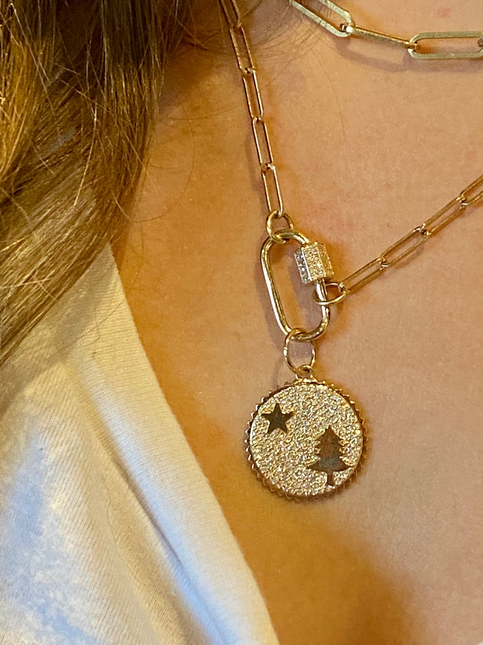 DIAMOND ENCRUSTED MAINE TALISMAN