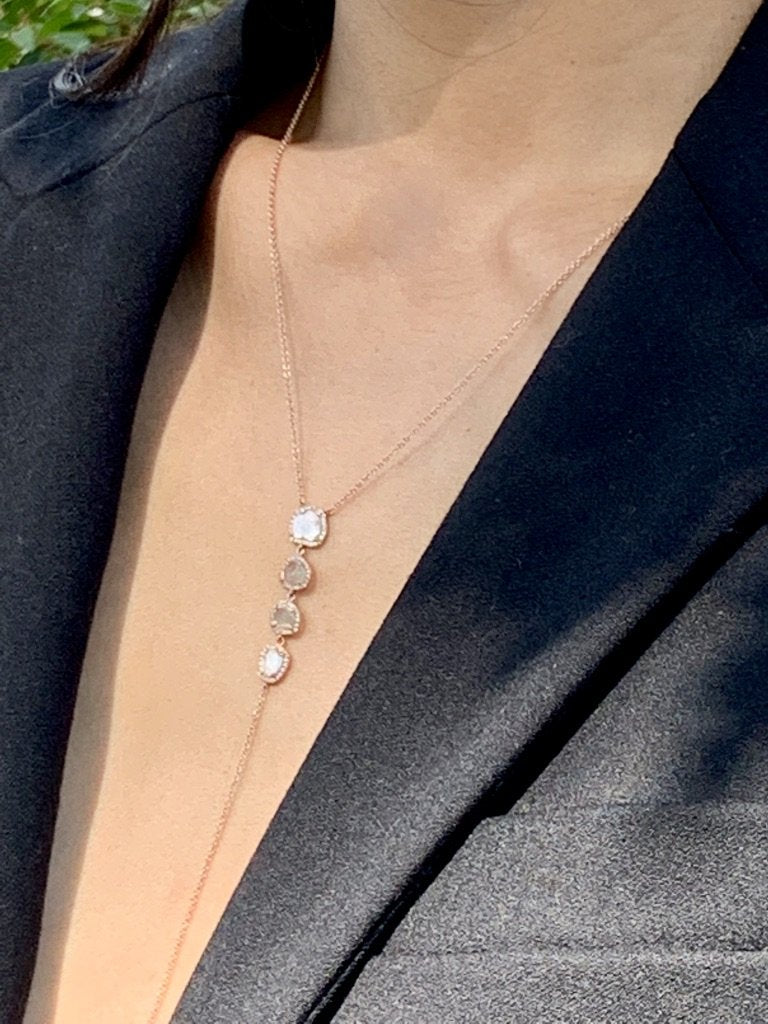 DIAMOND LARIAT NECKLACE