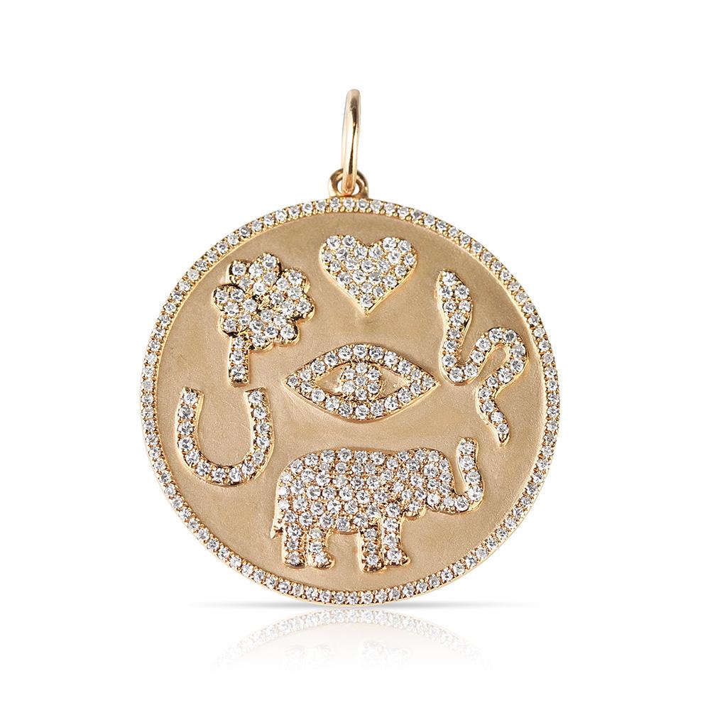 DIAMOND AND GOLD LUCKY TALISMAN
DIAMOND AND GOLD LUCKY TALISMAN
Lucky Diamond Talisman
Diamond Talisman Pendant
Lucky Diamond Amulet
Diamond Talisman Necklace
Lucky Charm with Diamond
Diamond pendant
Lucky charm
Talisman necklace
Amulet
Fine jewelry
Designer pendant
Luxury jewelry
Statement charm
Good luck jewelry
Elegant Lucky Diamond Talisman
Designer Diamond Talisman Necklace
Luxury Diamond Amulet for Good Luck
Timeless Lucky Diamond Talisman Pendant
Unique Diamond Charm Talisman