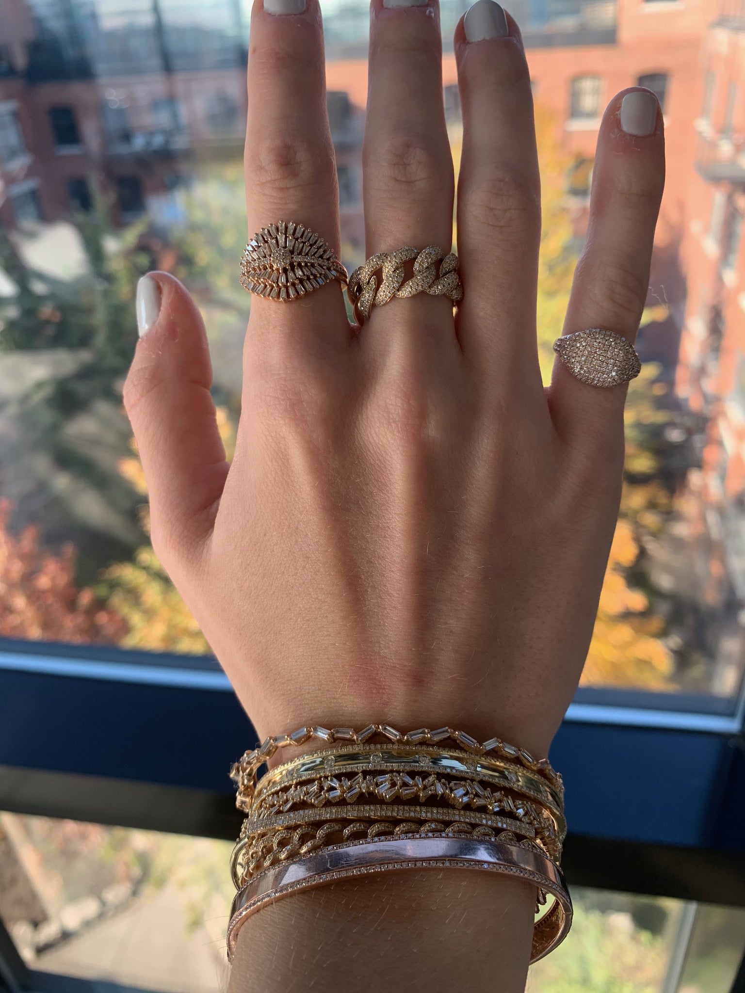 DIAMOND PINKY RING