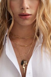 SALT. Fine Jewelry SOLID GOLD LIGHTNING BOLT CHARM SALT. Fine Jewelry CA
