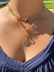 LONG LINK 14K GOLD HOLLOW CHAIN