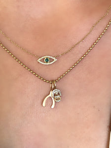 MINI WISHBONE CHARM