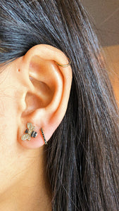 DIAMOND BUMBLE BEE STUDS